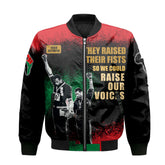 They Raised Their Fists Bomber Jacket